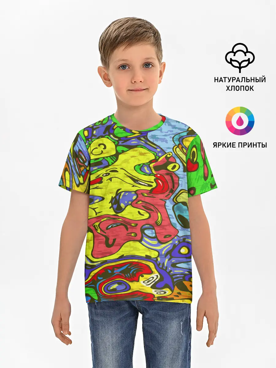 Детская базовая футболка / Multicolored