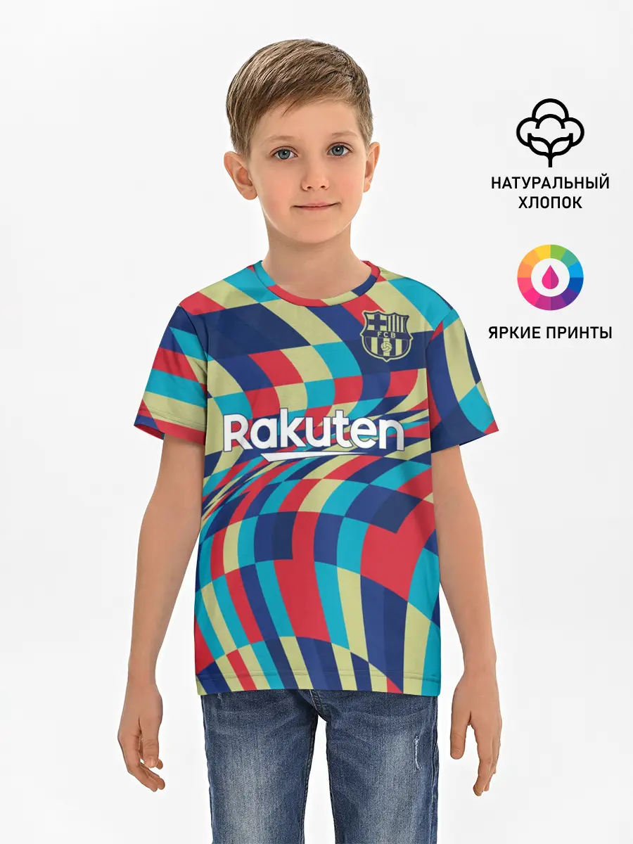 Детская базовая футболка / FC Barcelona | La Liga Pre-Match