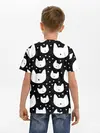 Детская базовая футболка / Love Cats Pattern