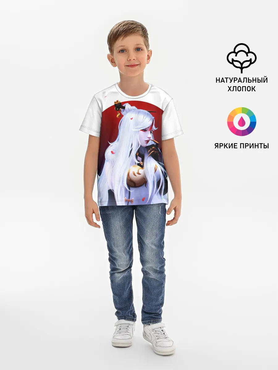Детская базовая футболка / GENSHIN IMPACT / НИН ГУАН