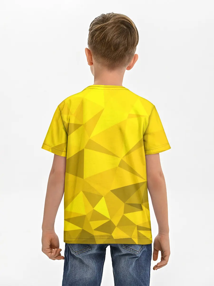 Детская базовая футболка / YELLOW ABSTRACT