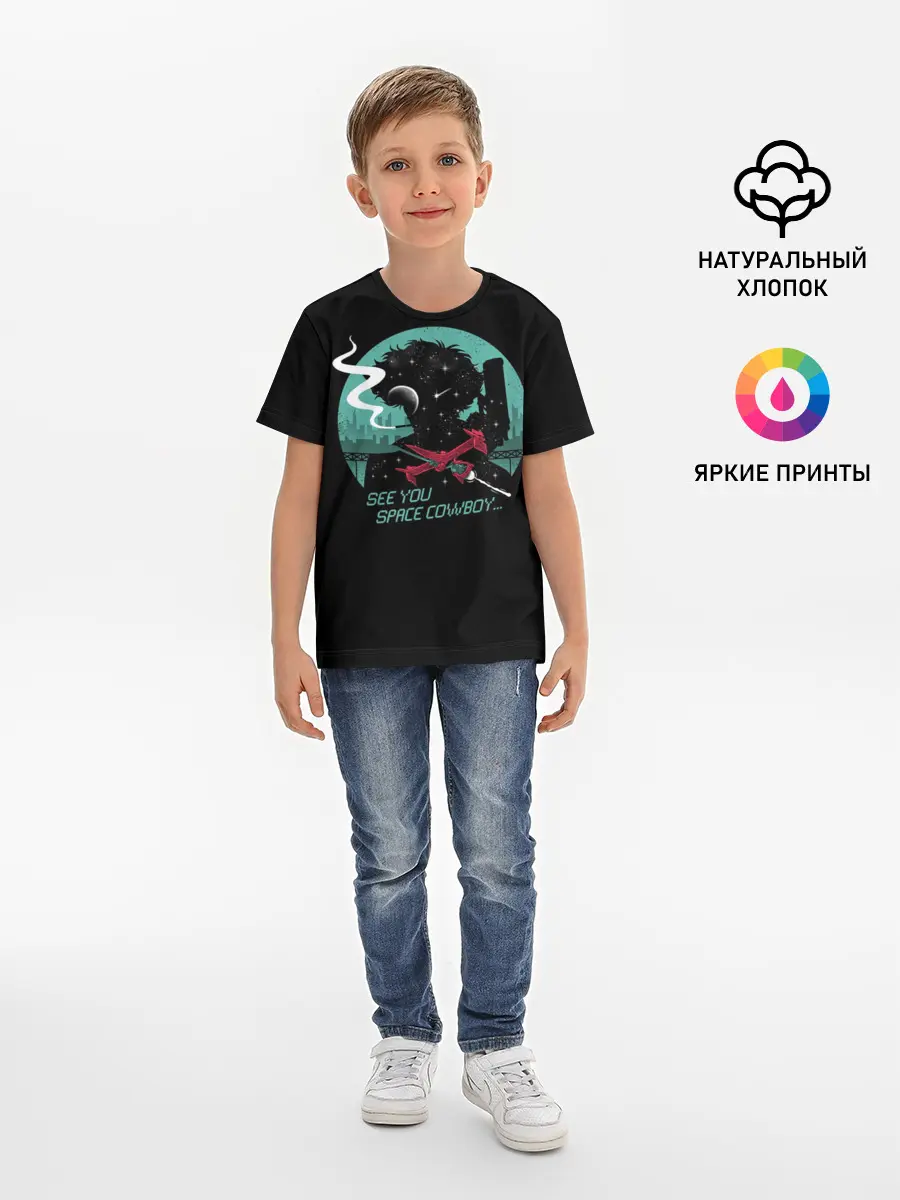 Детская базовая футболка / Ковбой Бибоп