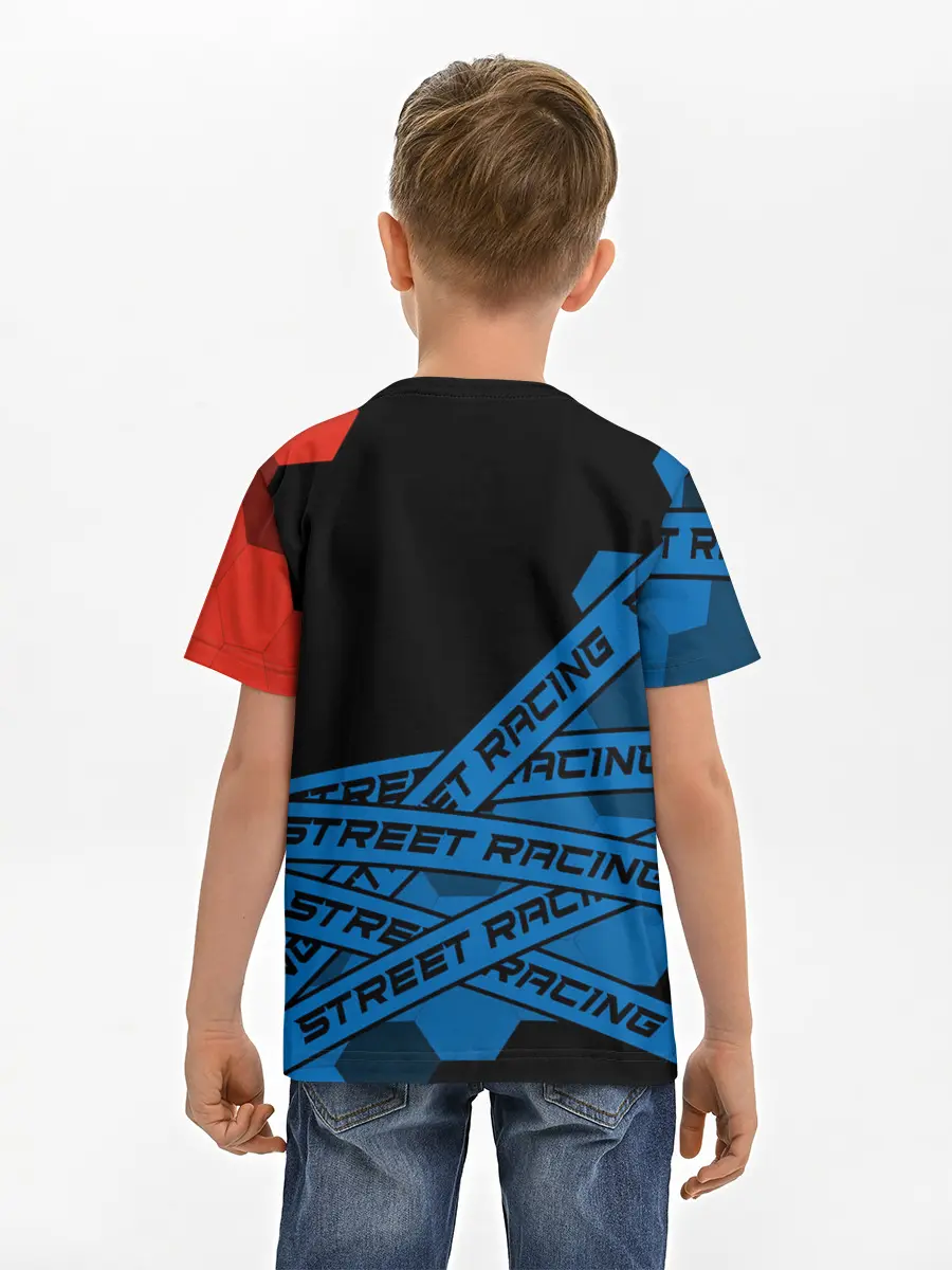 Детская базовая футболка / BMW - Racing