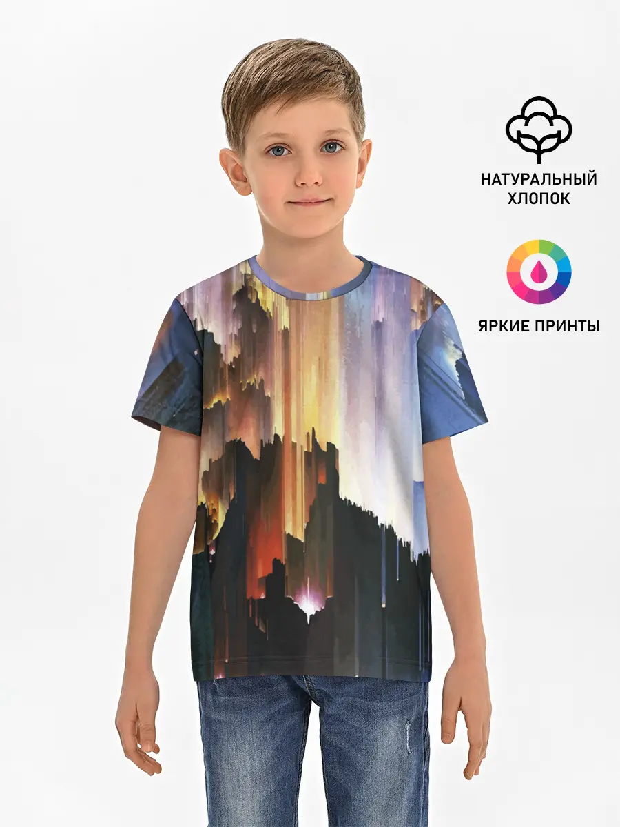 Детская базовая футболка / Space