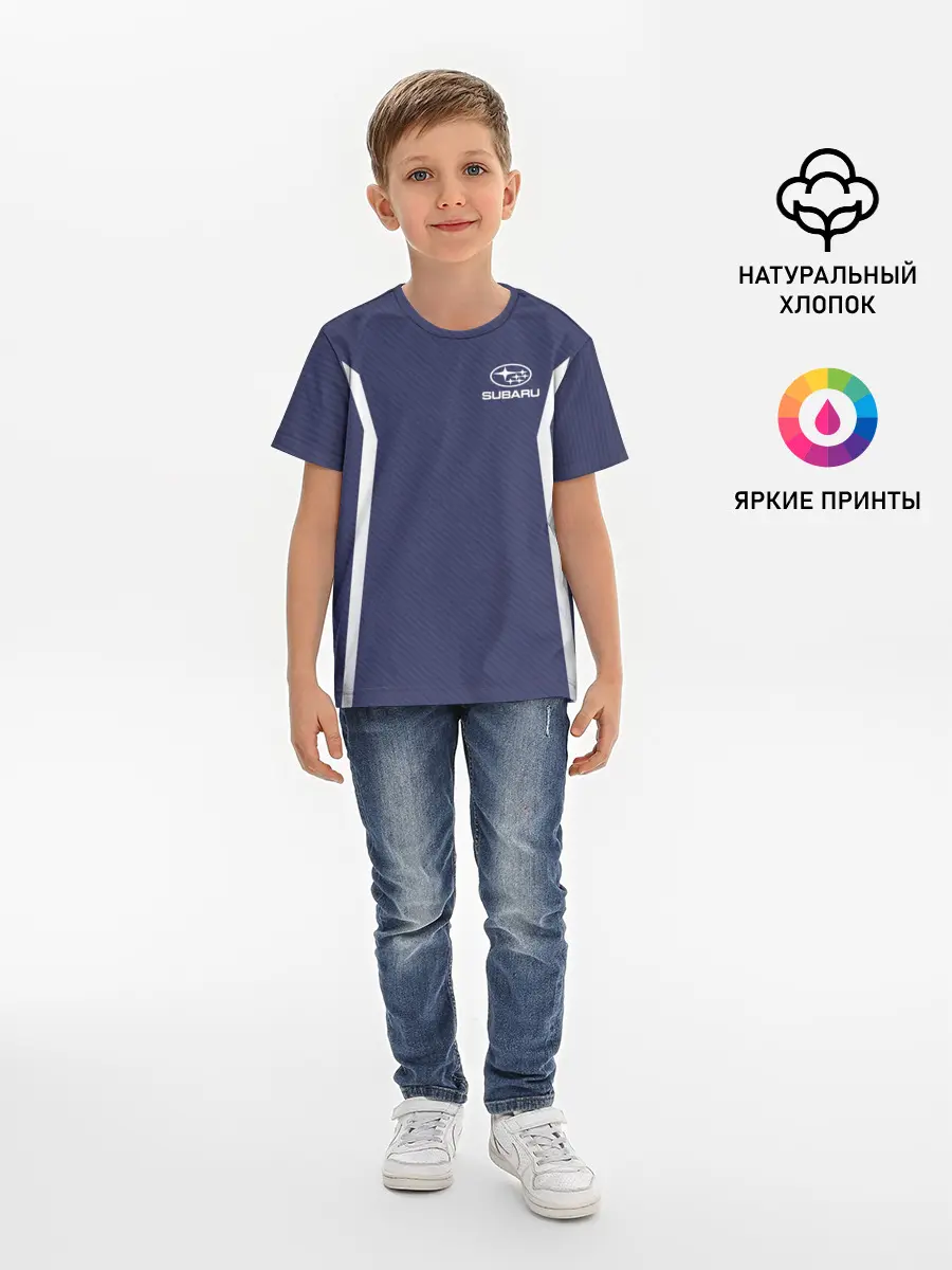 Детская базовая футболка / SUBARU SPORT