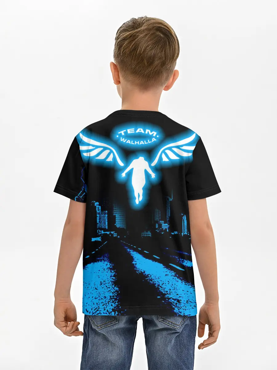 Детская базовая футболка / Баджи На Байке