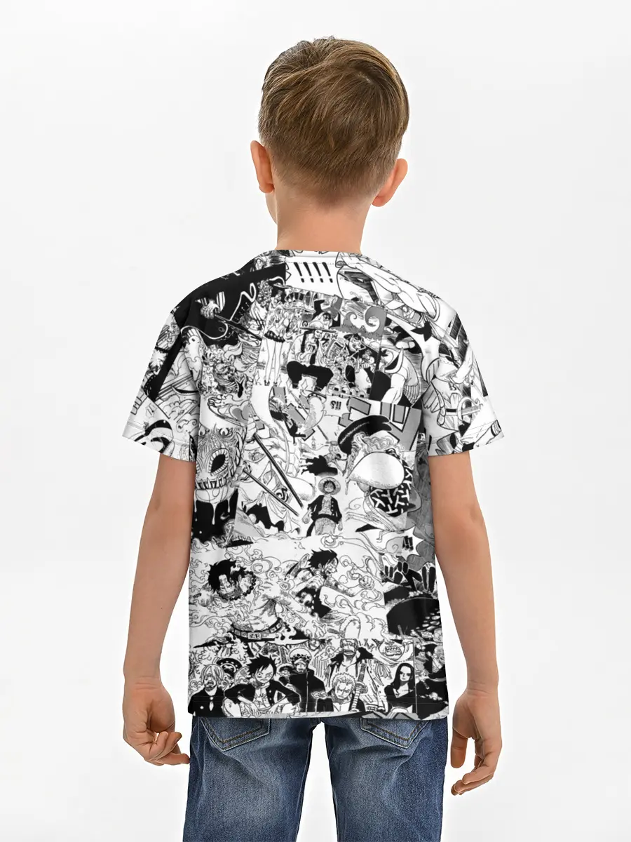 Детская базовая футболка / Ван Пис, One Piece, манга
