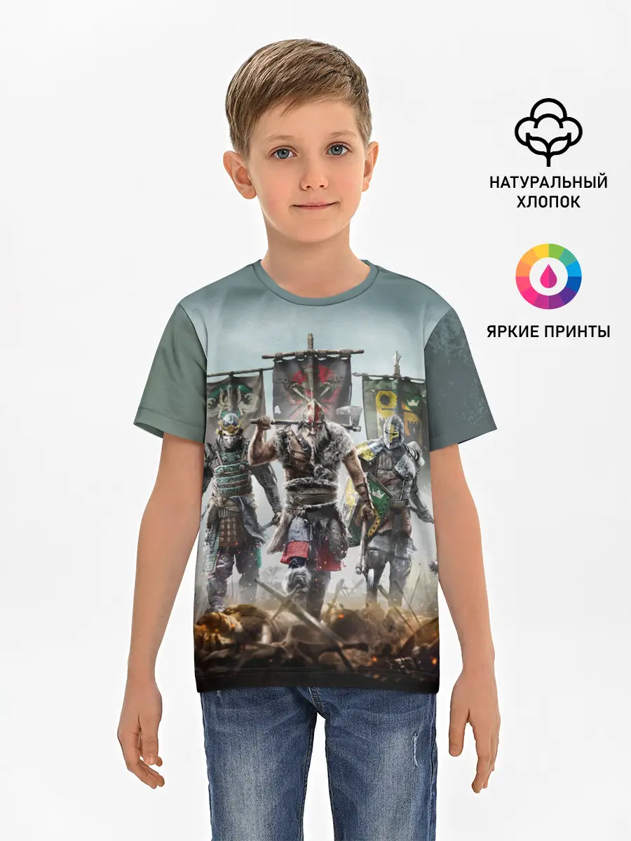 Детская базовая футболка / For Honor