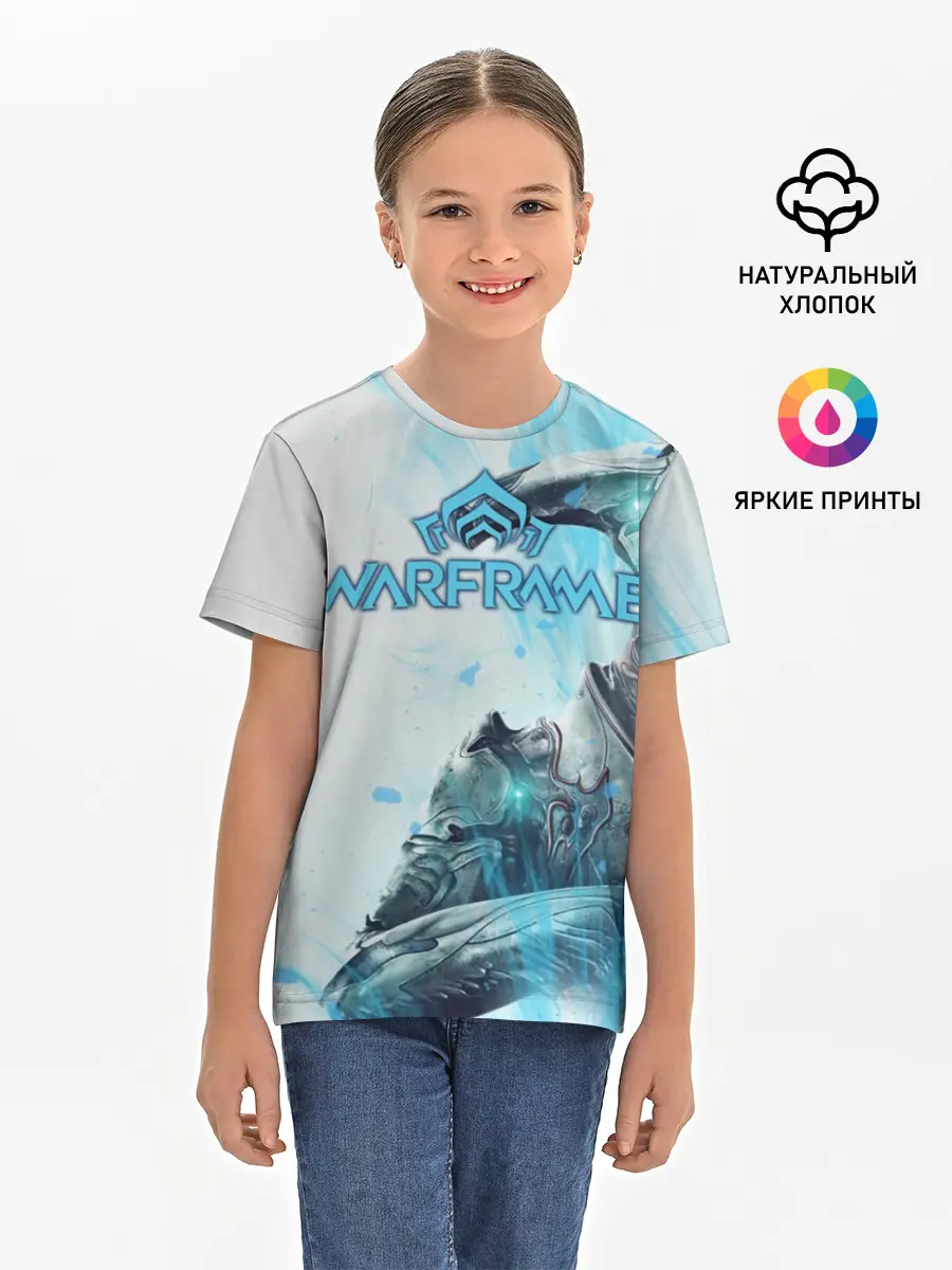 Детская базовая футболка / Warframe