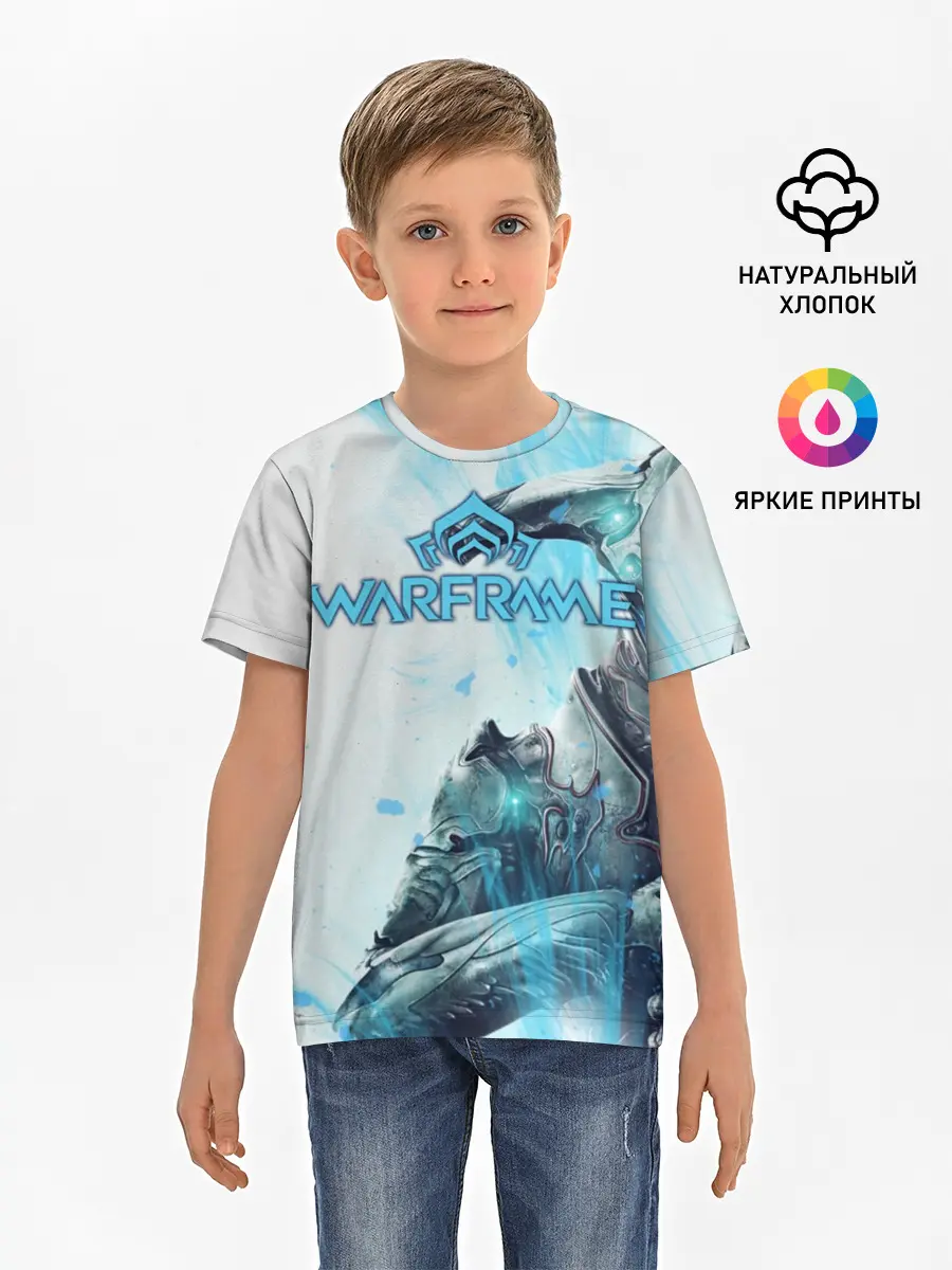 Детская базовая футболка / Warframe