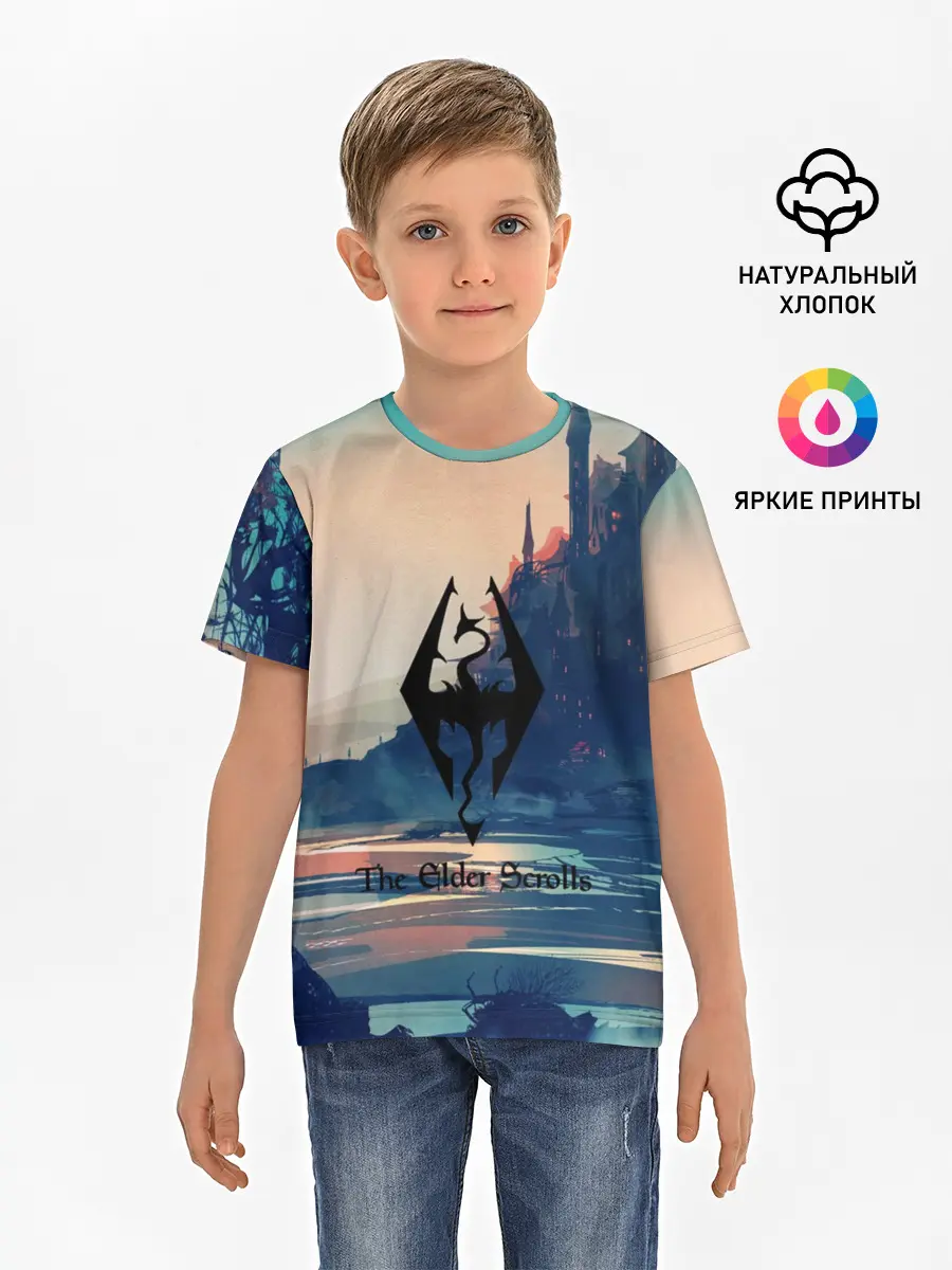 Детская базовая футболка / The Elder Scrolls