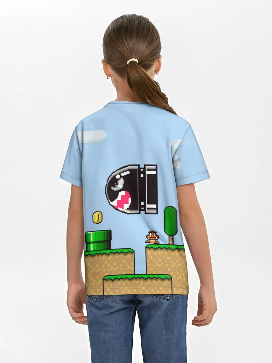 Детская базовая футболка / Mario