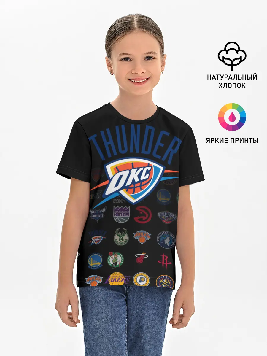 Детская базовая футболка / Oklahoma City Thunder