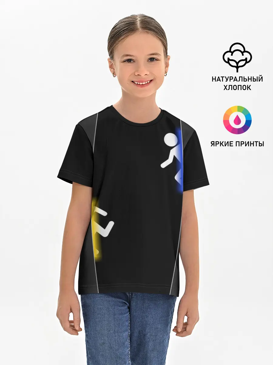 Детская базовая футболка / Portal