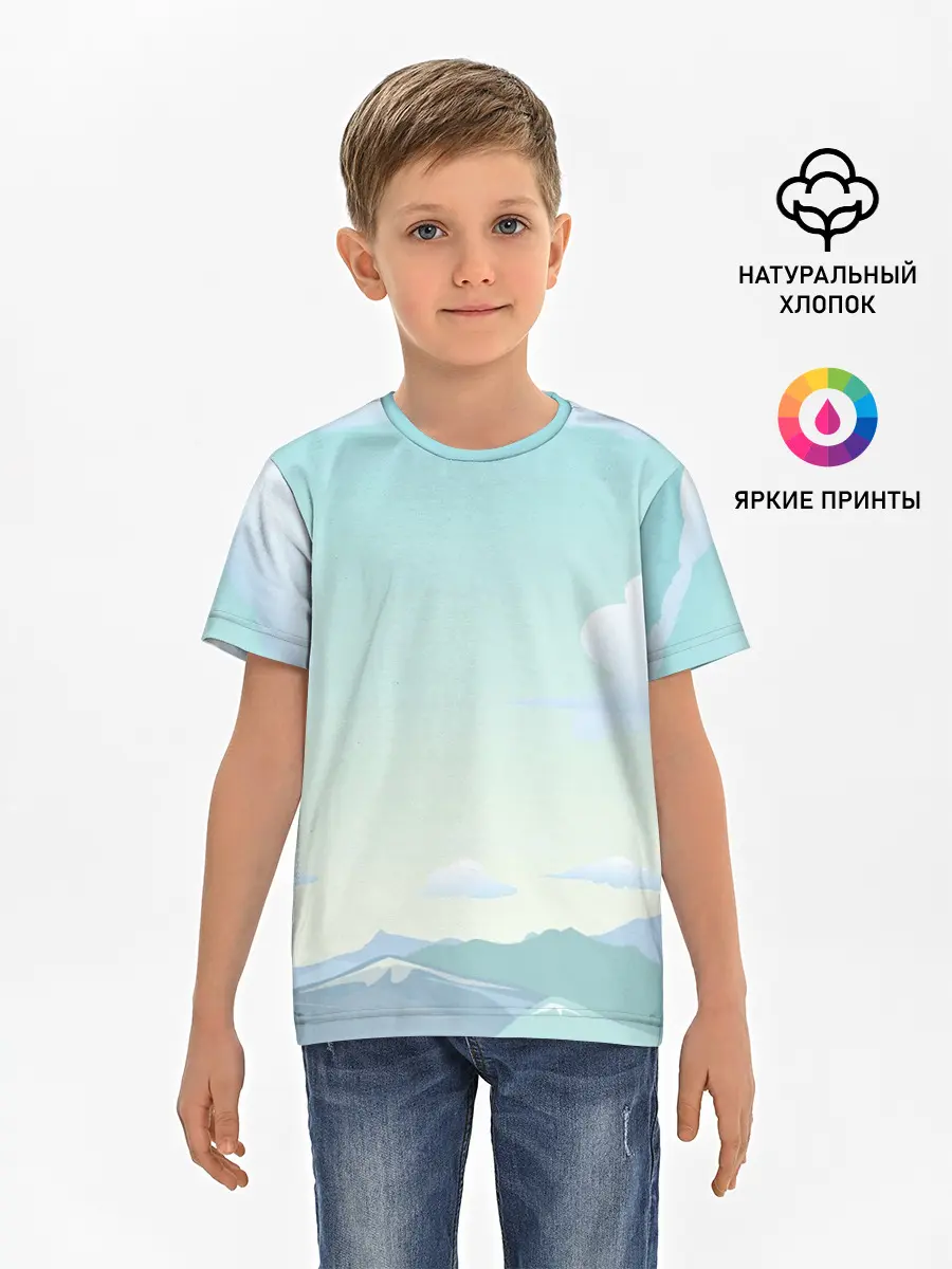 Детская базовая футболка / Чистая природа