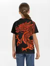 Детская базовая футболка / RED CHINA DRAGON