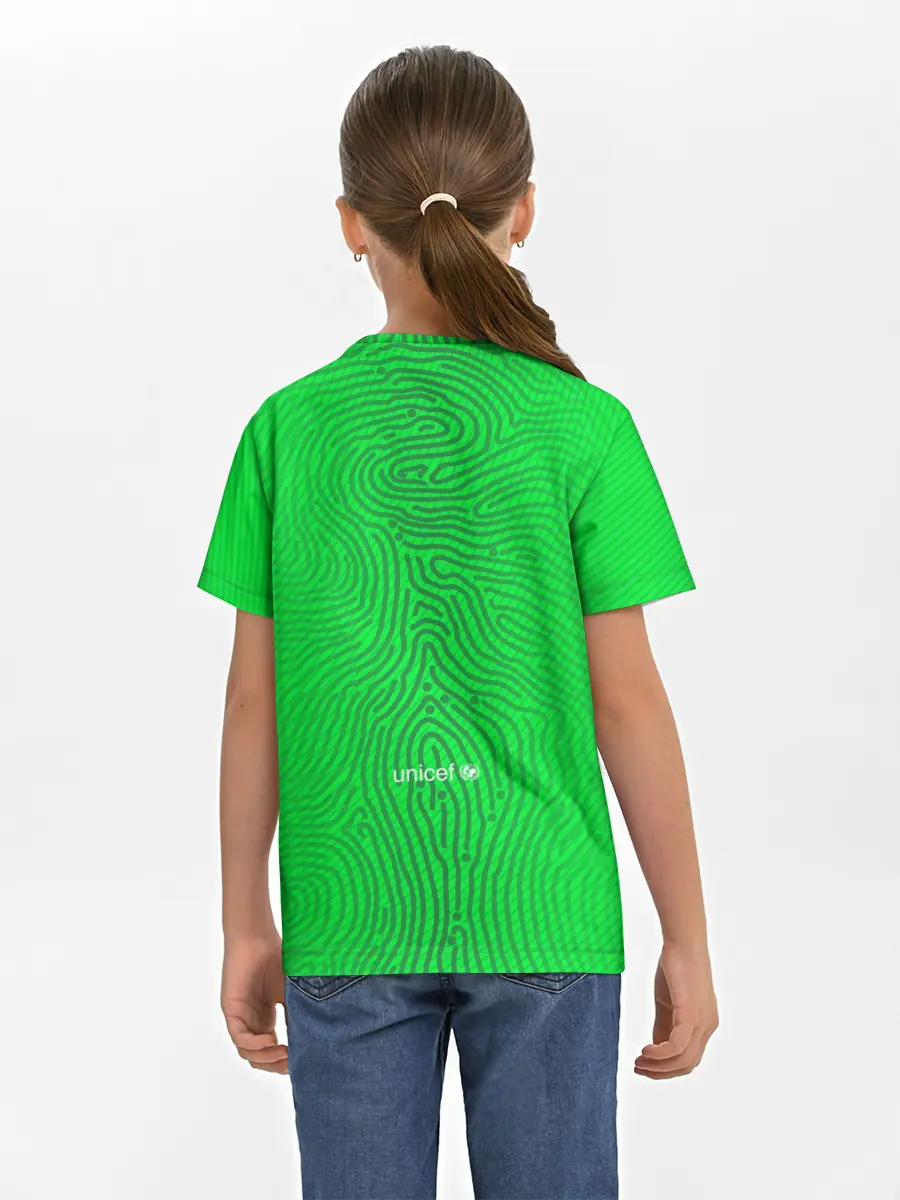 Детская базовая футболка / FC Barcelona | Goalkeeper 2021/22