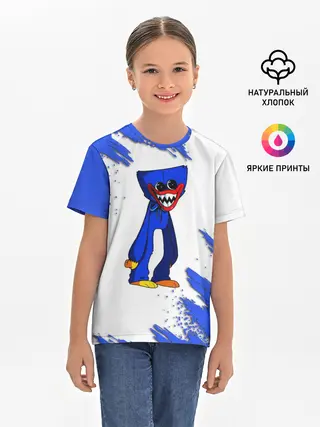 Детская базовая футболка / Poppy Playtime