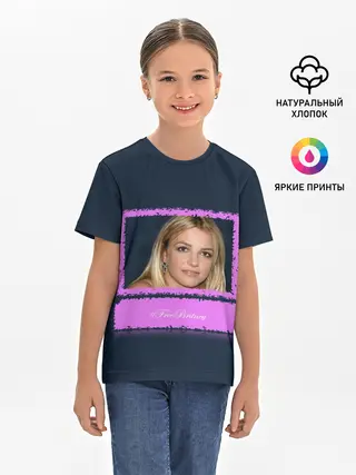 Детская базовая футболка / Free Britney. Свободу Бритни!