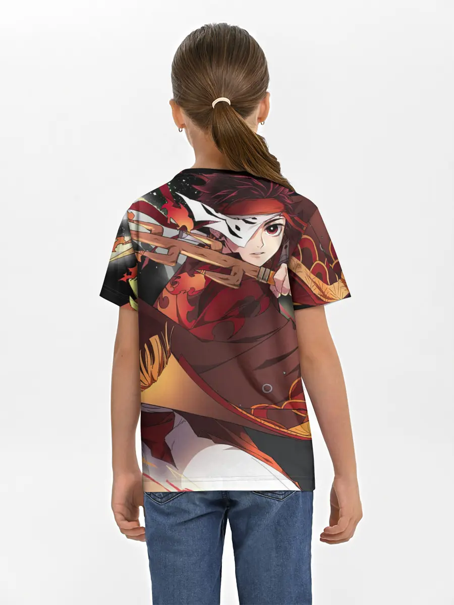 Детская базовая футболка / КЛИНОК РАССЕКАЮЩИЙ ДЕМОНОВ