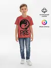 Детская базовая футболка / Emblems Fire