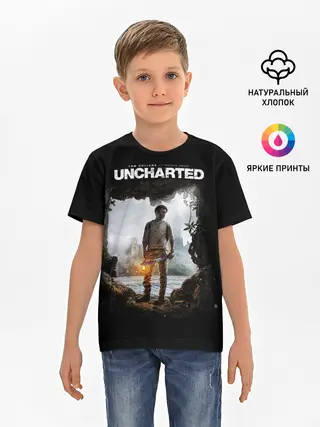 Детская базовая футболка / Нейтан Дрейк | Том Холланд