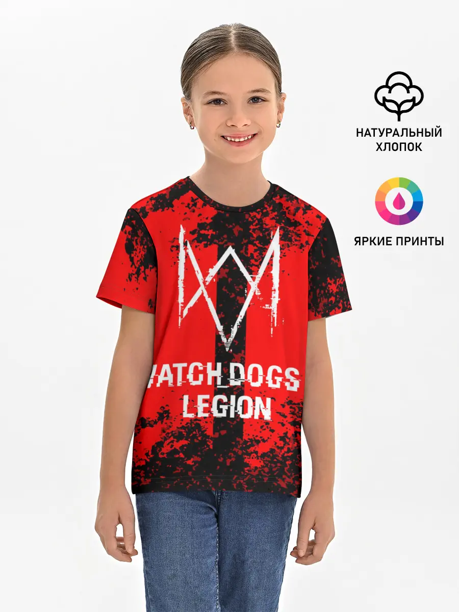 Детская базовая футболка / Watch Dogs: Legion.