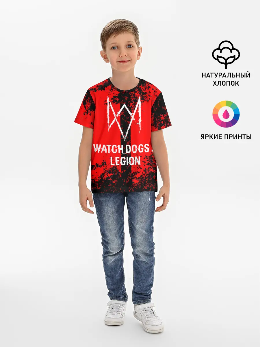 Детская базовая футболка / Watch Dogs: Legion.