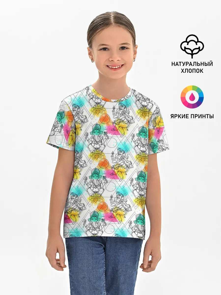 Детская базовая футболка / Йога