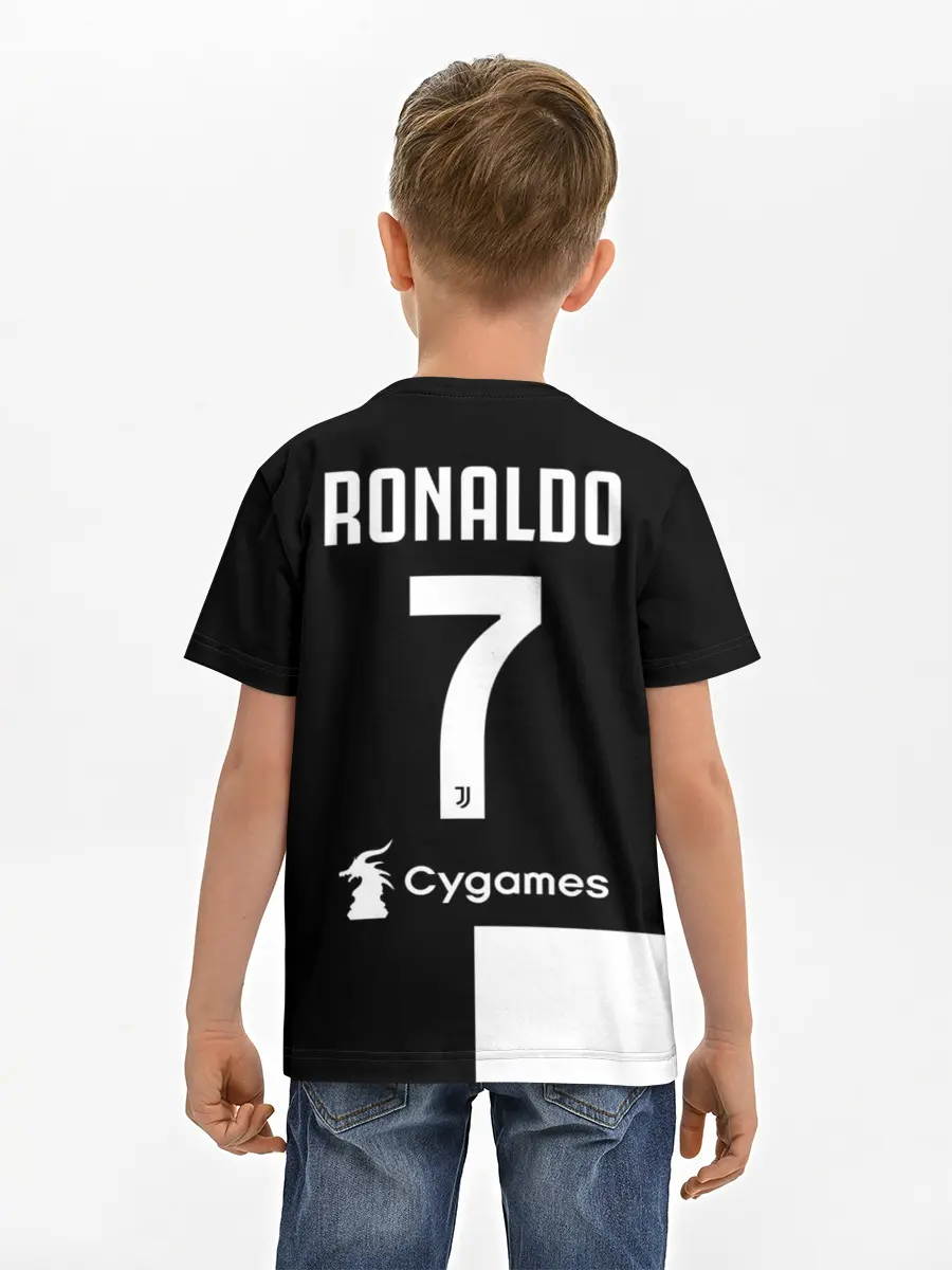 Детская базовая футболка / Ronaldo Juventus Home 19/20