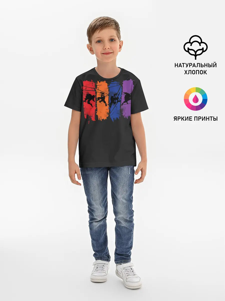 Детская базовая футболка / Черепашки ниндзя