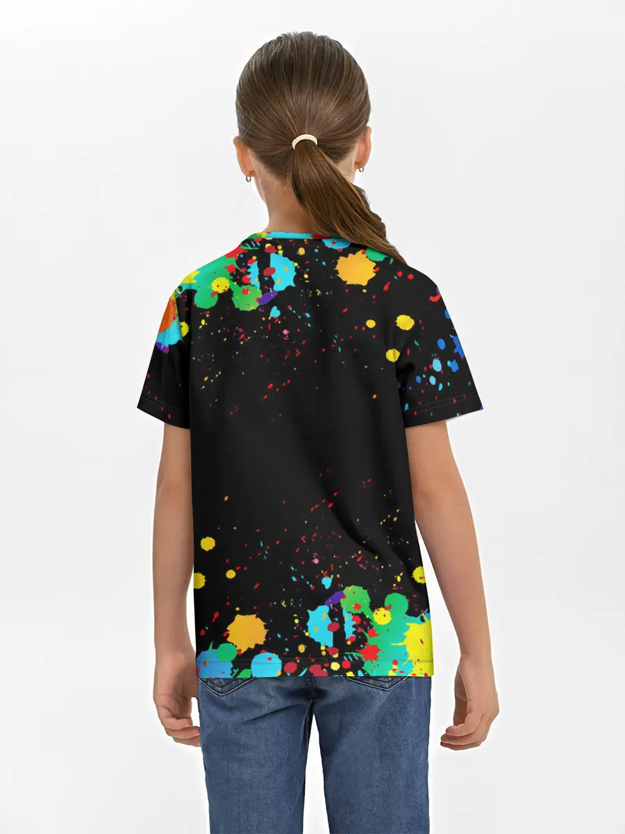 Детская базовая футболка / Pop Tubes, поп трубка pop it