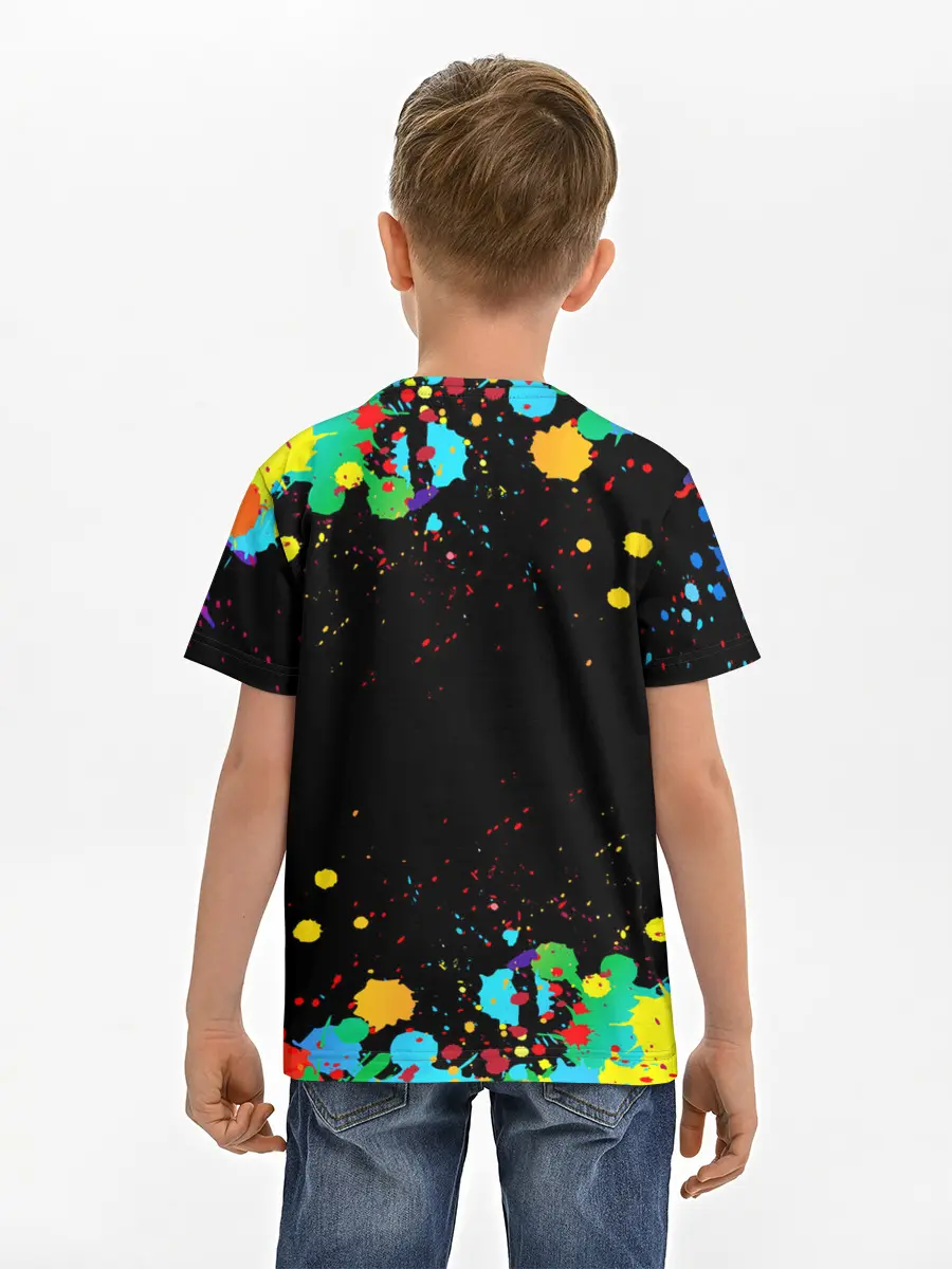 Детская базовая футболка / Pop Tubes, поп трубка pop it