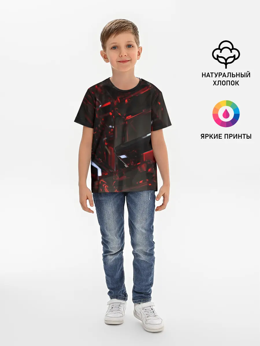 Детская базовая футболка / МЕТАЛЛИЧЕСКИЙ