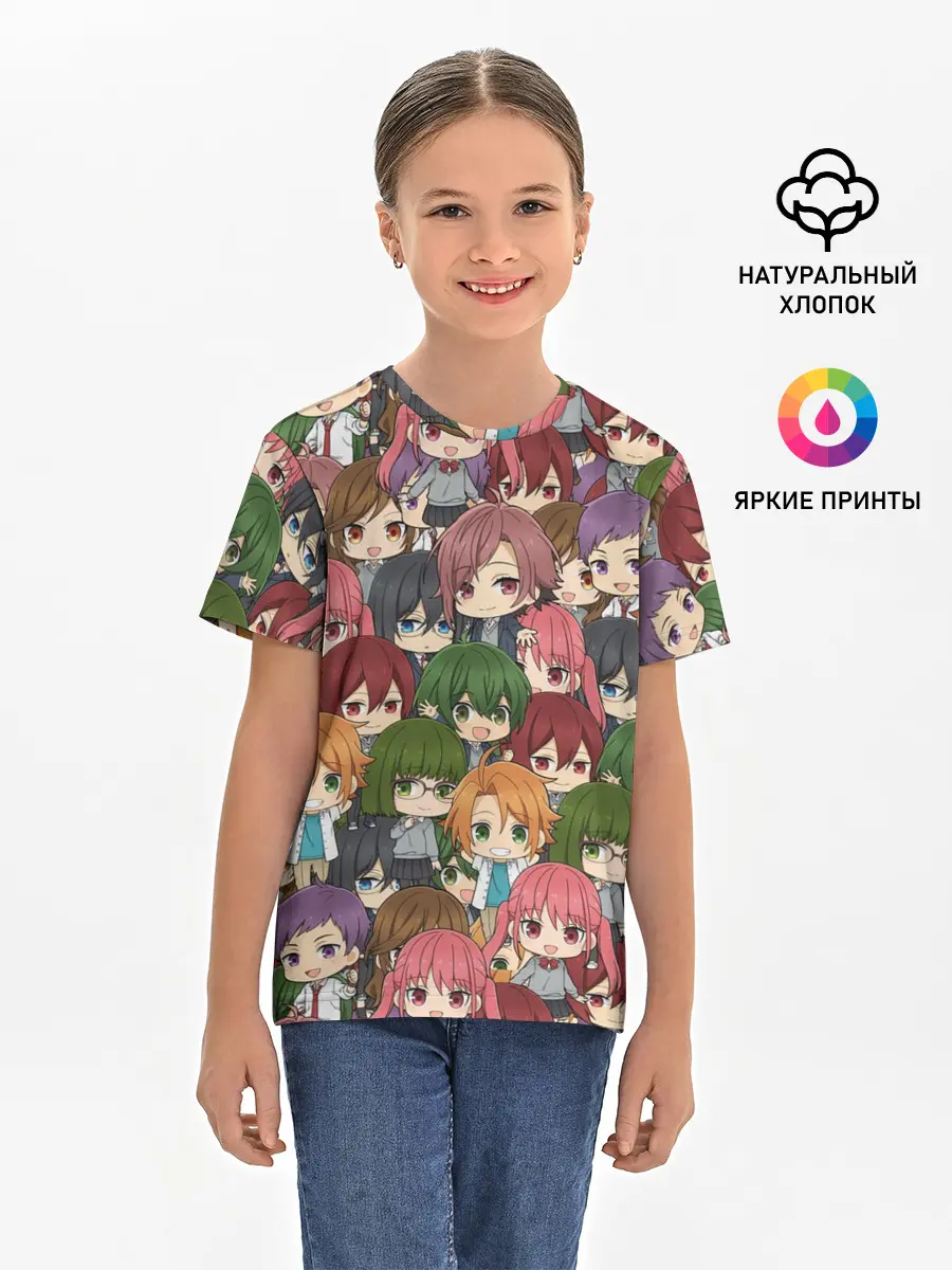 Детская базовая футболка / Horimiya Chibi