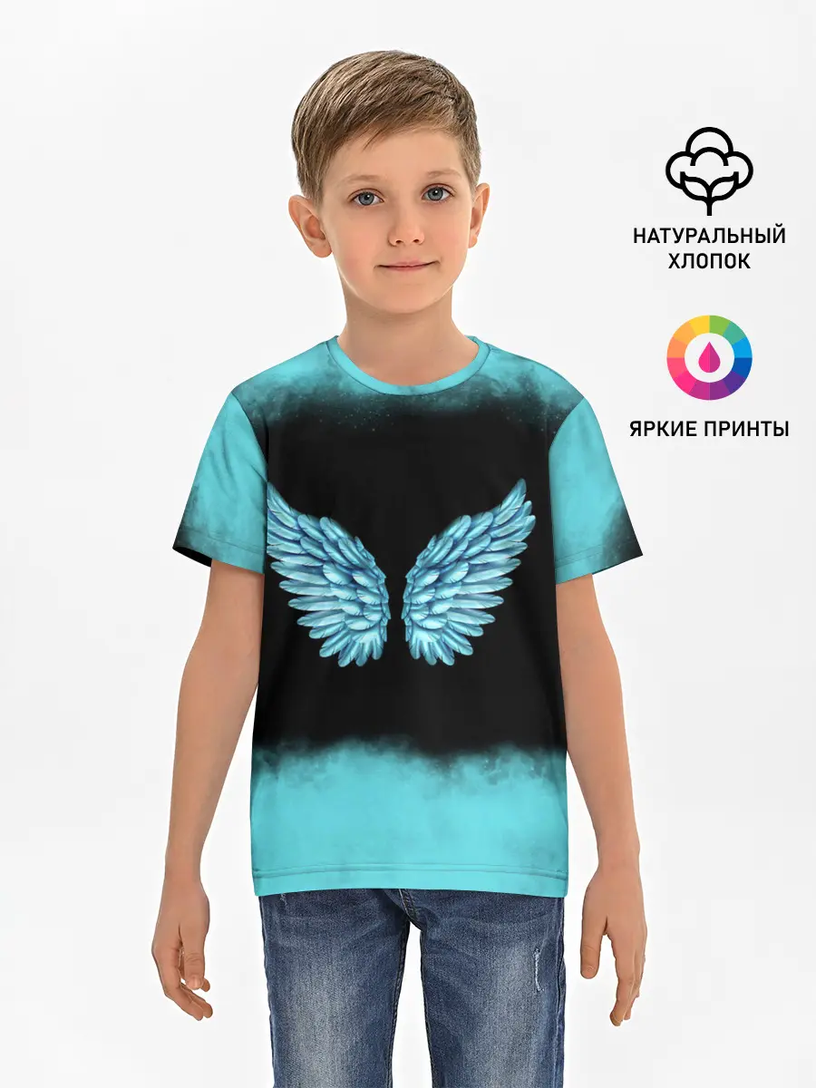 Детская базовая футболка / Крылья Ангела