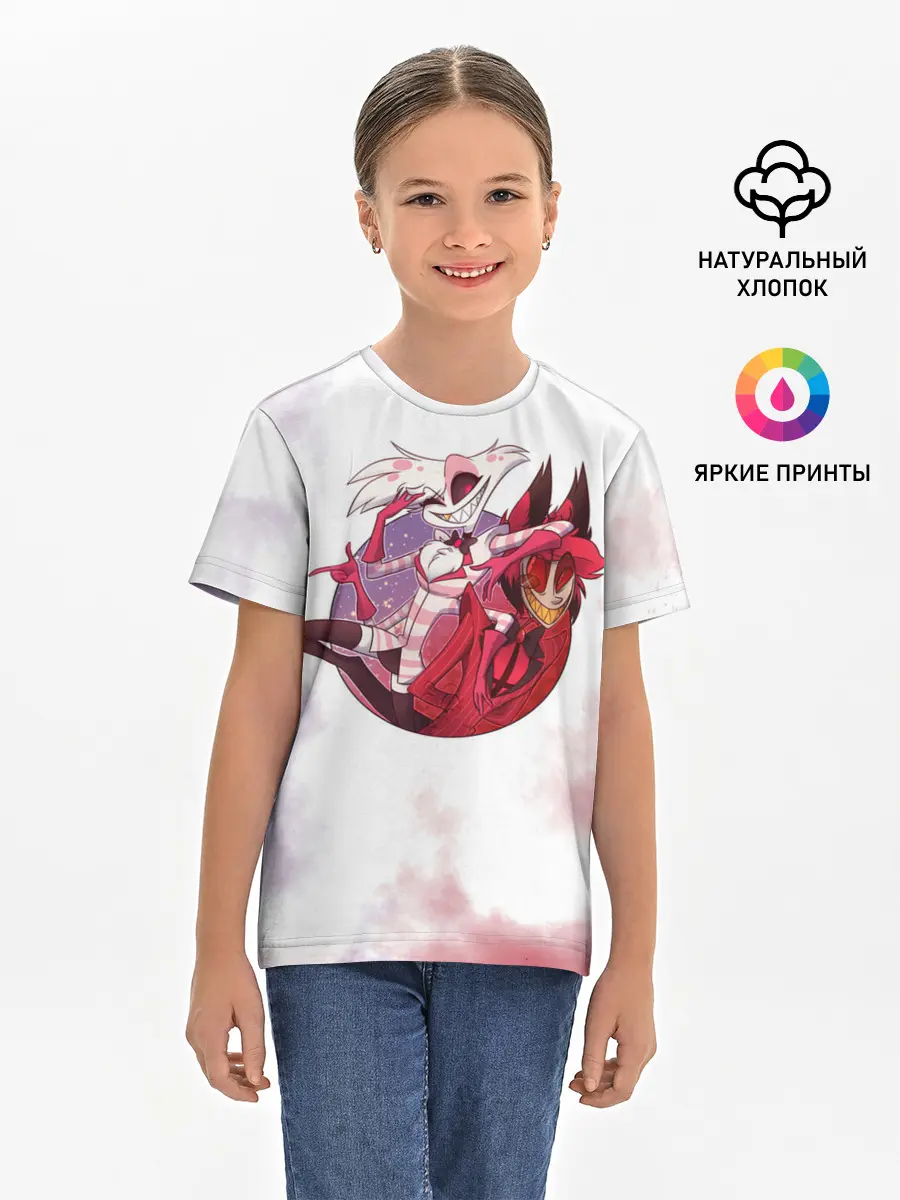 Детская базовая футболка / Hazbin Hotel