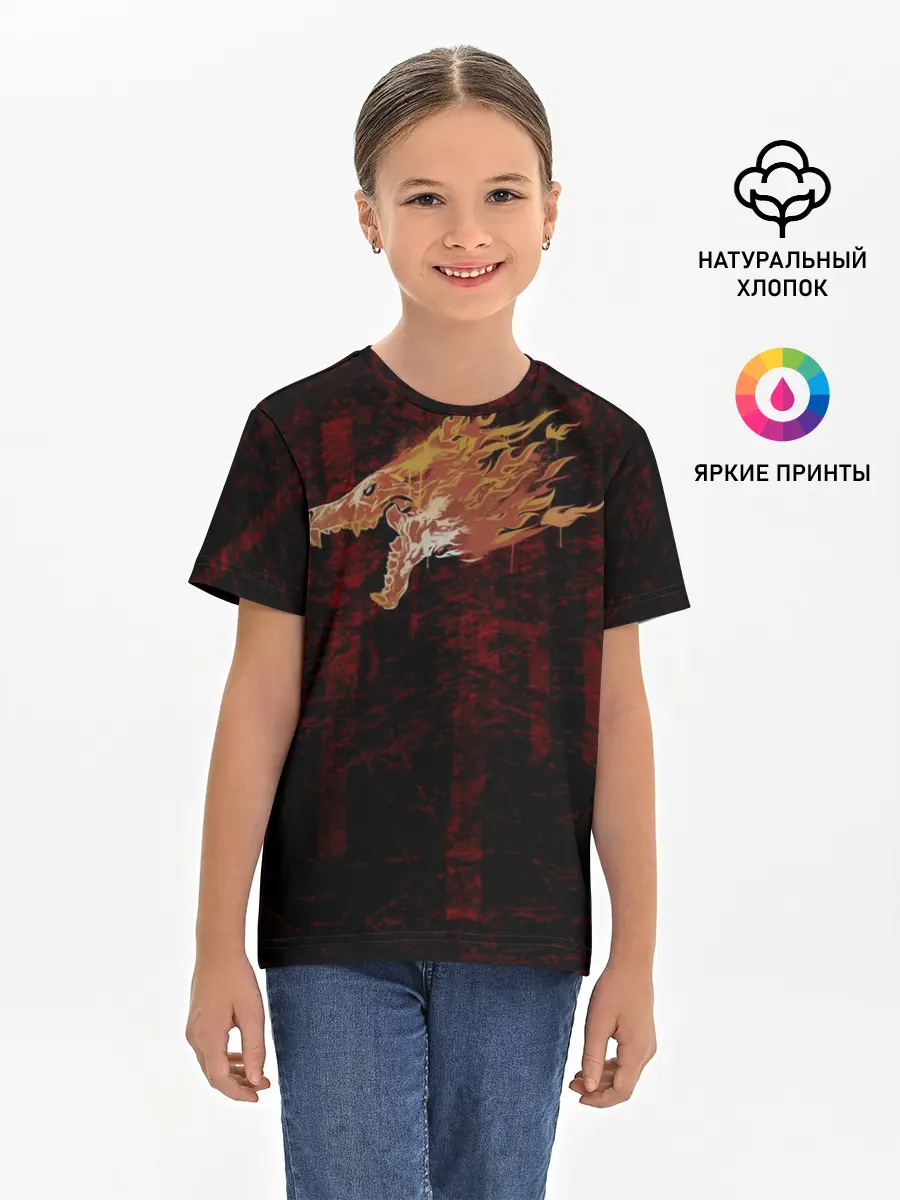 Детская базовая футболка / cs:go - Howling dawn