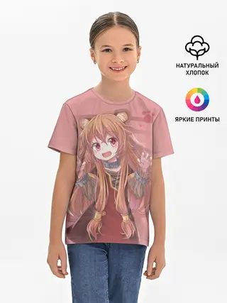 Детская базовая футболка / Raphtalia