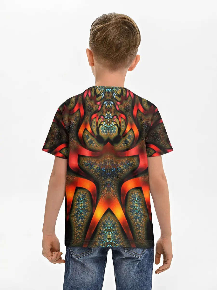 Детская базовая футболка / ДИКИЙ УЗОР