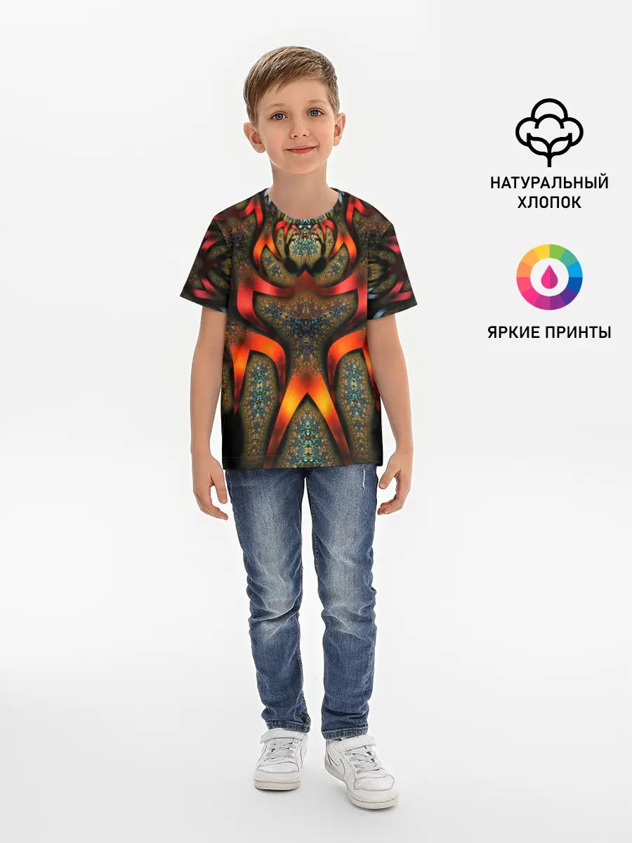 Детская базовая футболка / ДИКИЙ УЗОР
