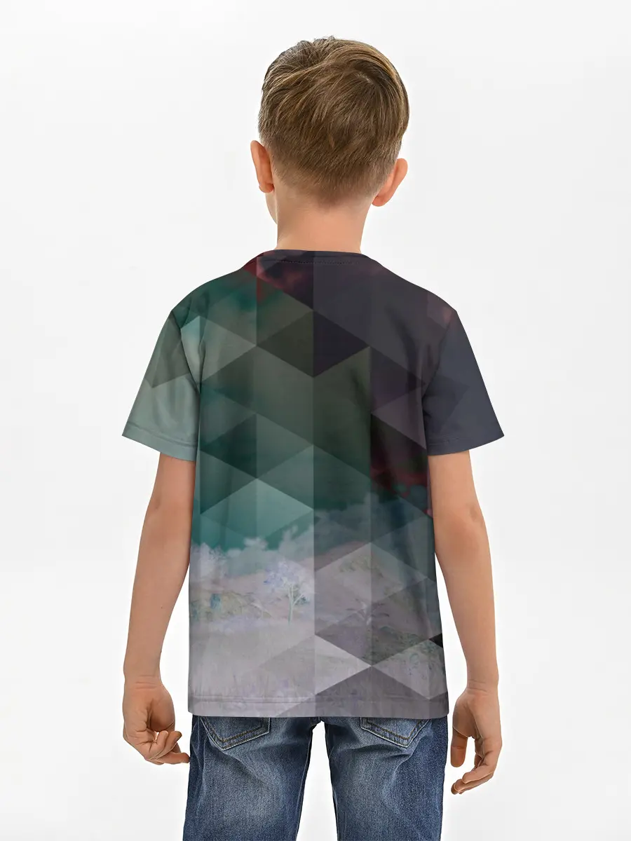 Детская базовая футболка / FarCry polygon