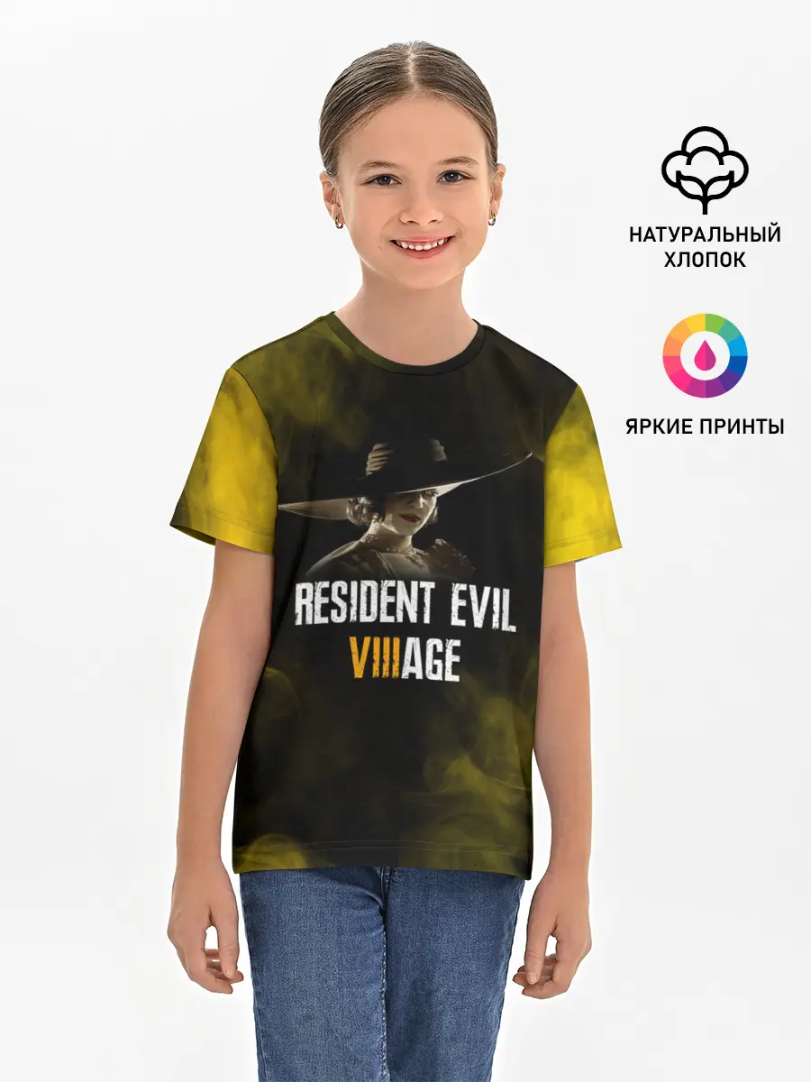 Детская базовая футболка / RESIDENT EVIL VILLAGE | LADY DIMITRESCU
