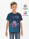 Детская базовая футболка / Fortnite x Marshmello