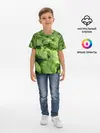 Детская базовая футболка / Неоновый базилик