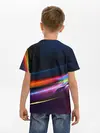 Детская базовая футболка / NEON STRIPES