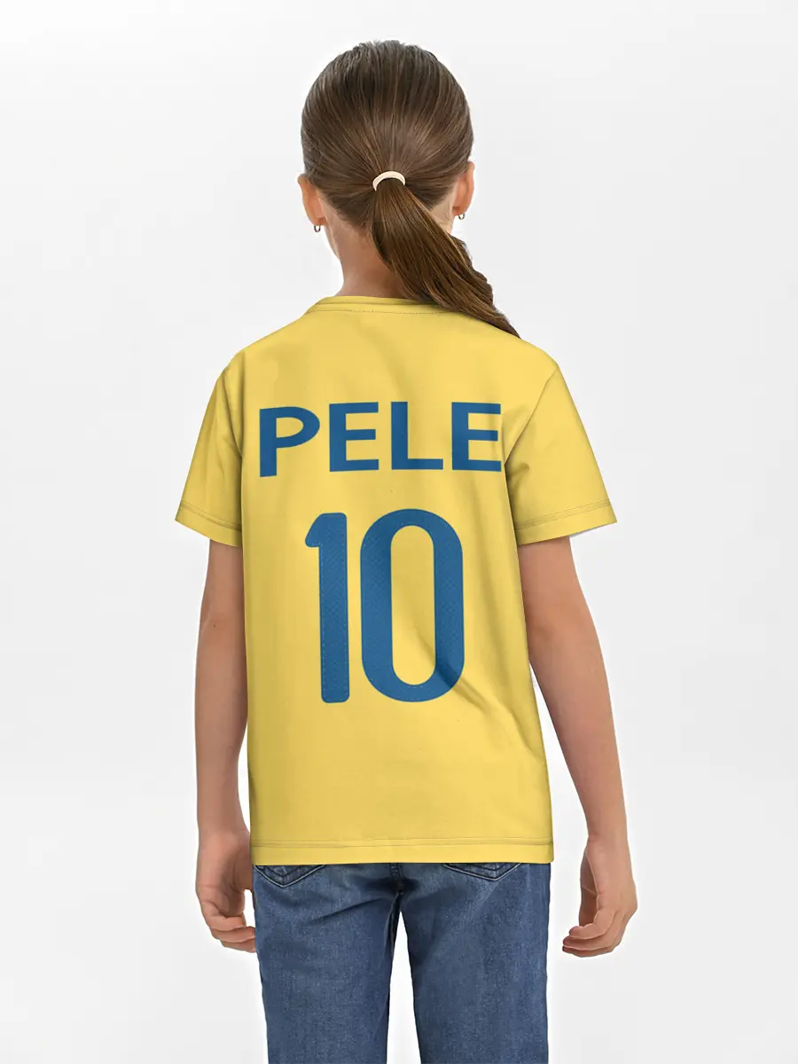 Детская базовая футболка / СБОРНАЯ БРАЗИЛИИ ПЕЛЕ