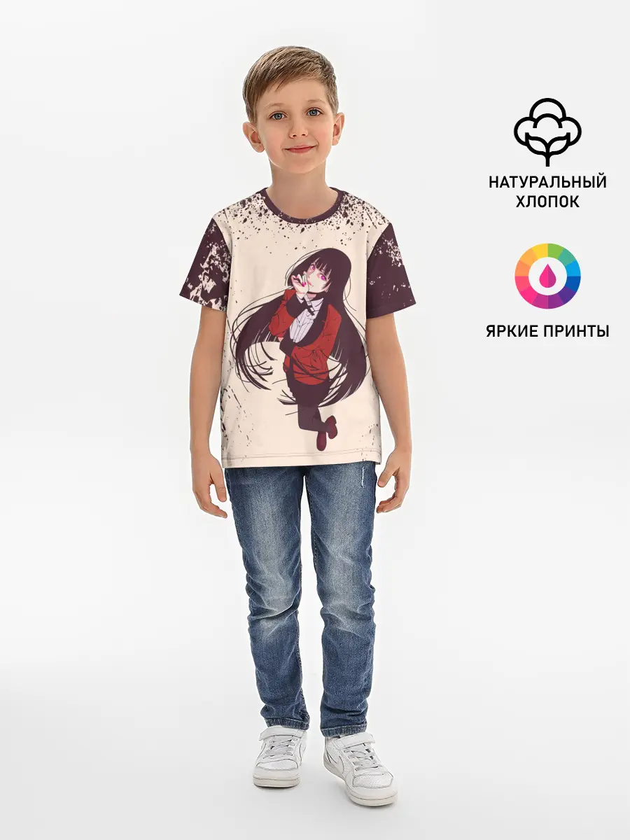 Детская базовая футболка / Kakegurui | Yumeko Jabami