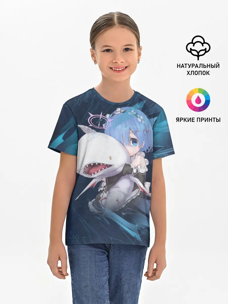 Детская базовая футболка / Re: Zero. Жизнь с нуля