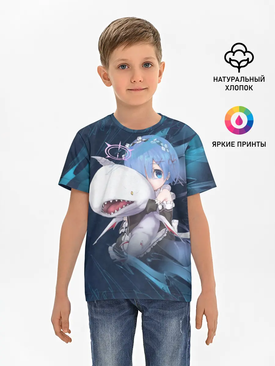 Детская базовая футболка / Re: Zero. Жизнь с нуля